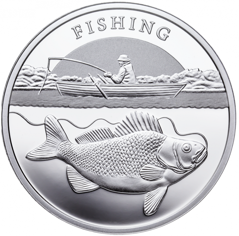 Монета Рыбалка
