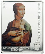 Картина Леонардо да Винчи "Дама с горностаем"